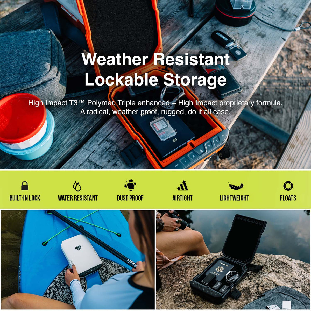 Vaultek - LifePod Rugged Airtight Weather Resistant
